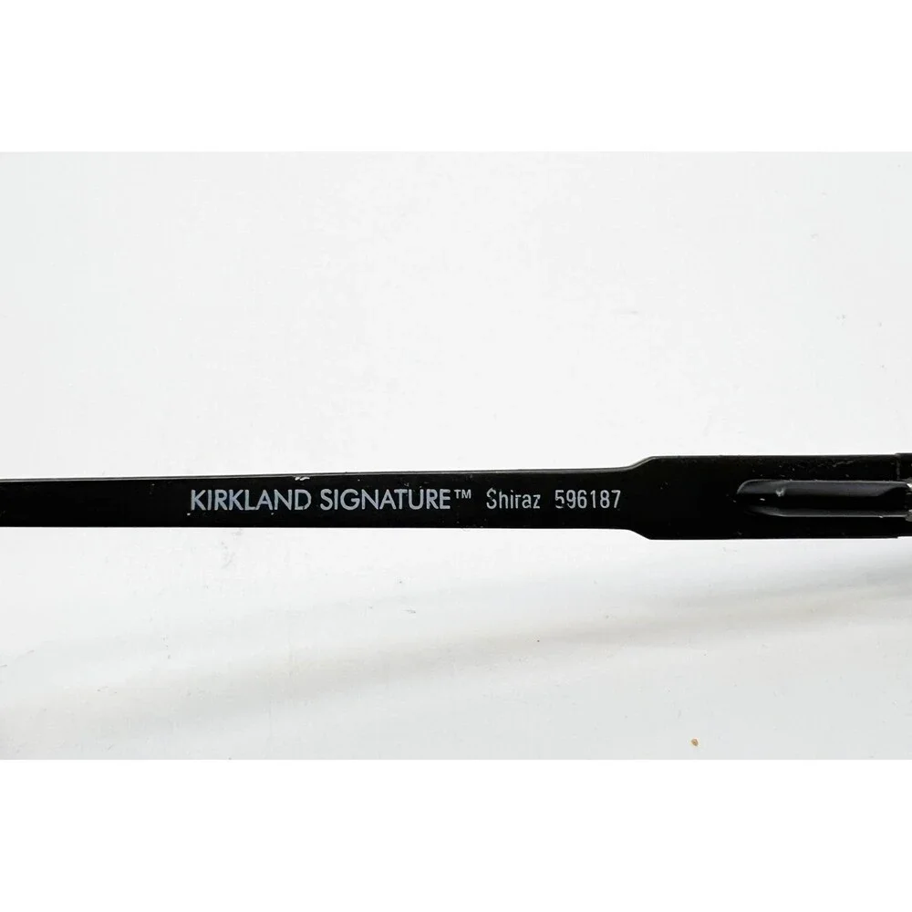 Kirkland Signature Eyeglass Frames Mens Black Shiraz 596187 58-16-140